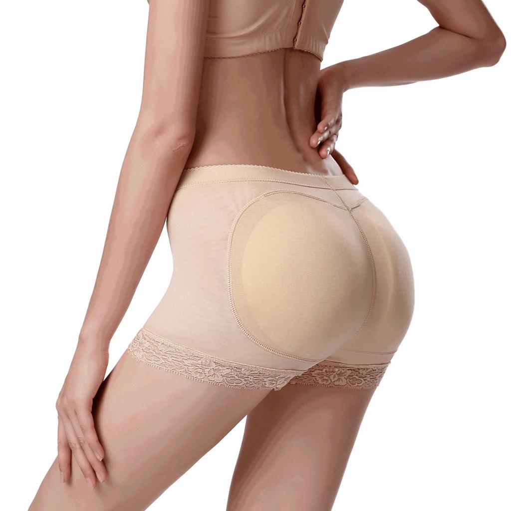 Lace Mesh Buttocks and Abdomen Shaping Panties with Inserts for Women