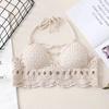 Sleeveless Hanging Neck Crochet Crop Tops Cotton Cardigan Bohemian Style Vest Female Camisole