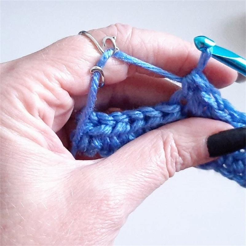 Dainty Cute Cat Long Tail Finger Ring Knitting Crocheting Joint Ring Jewelry