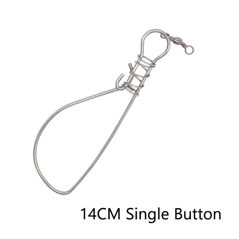 Stainless Steel Fish Lock: 5-Buckle Simple Pack or 10-Buckle Deluxe Pack