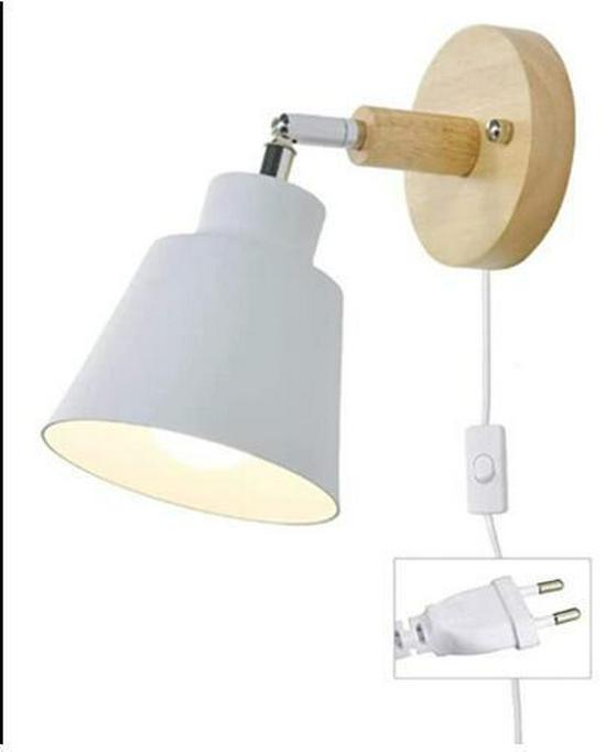 Nordic Creative Solid Wood Wall Lamp for Bedrooms, Hallways, and Children's Rooms