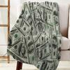 Dollar Furry Blanket Funny Throw Blanket for Chair and Keep Warm (1 Million)