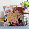 Anime B-Bocchi-The-Rock Pillowcase Toon Gift Cushion Cover Bedroom Home Sofa Chair Seat Decor Pillow Case