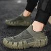 2025 summer new trendy breathable one-foot pedal Internet celebrity platform sneakers men's ins retro trendy shoes