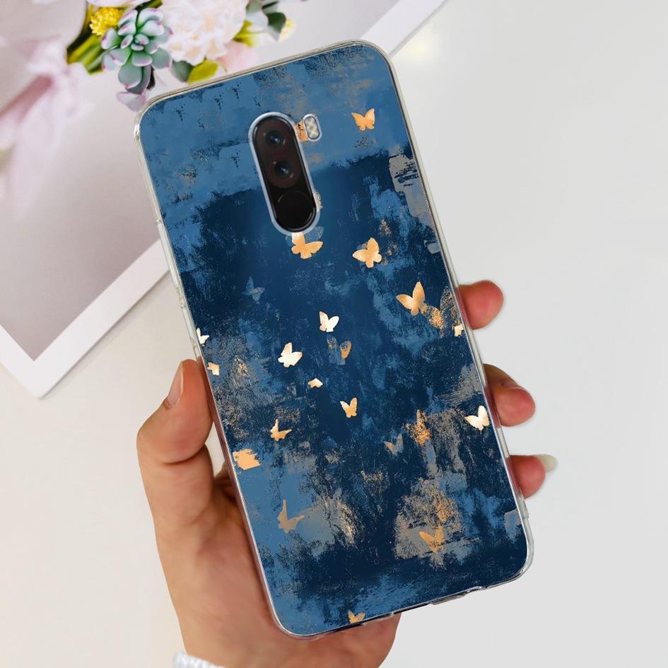 6.81" For Xiaomi Mi Pocophone F1 Case Silicone Back Cover Fashion TPU Phone Case For Xiaomi Poco F1 Cases PocofoneF1 Soft Bumper