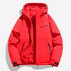 2025 Autumn and Winter New Jacket Cotton-padded Jacket Windproof and Waterproof Hooded Fleece Thickened Jacket Couple Model