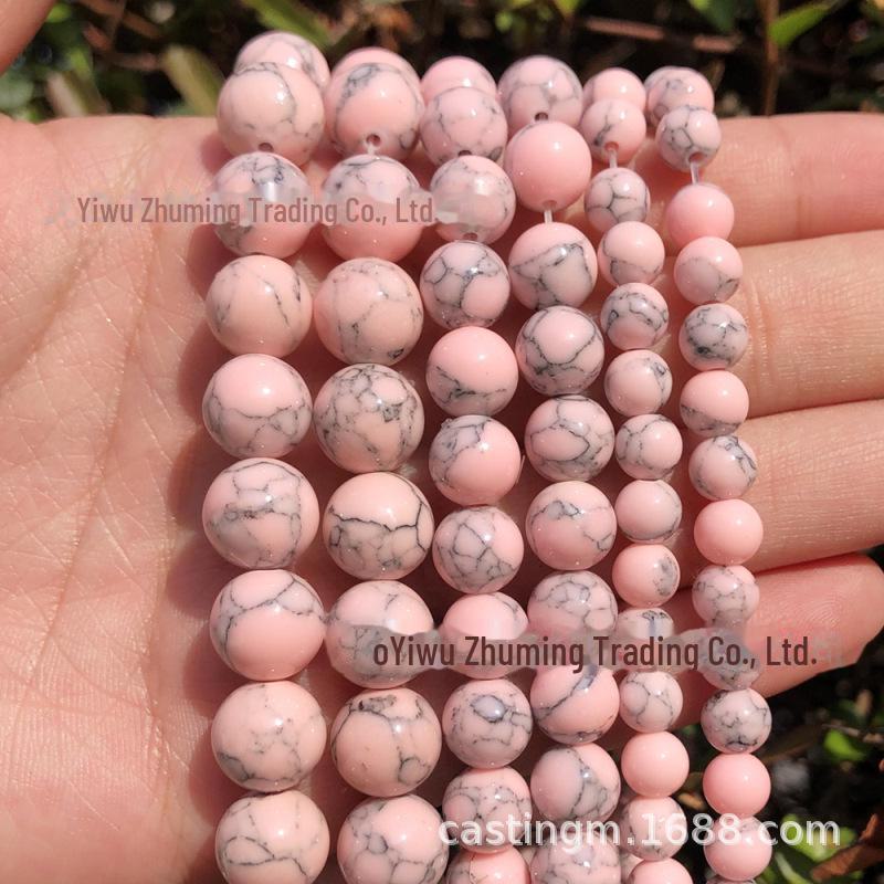 Zhuming Ochi de Tigru Natural și Turcoaz Albastru Mărgele Libere pentru Bijuterii DIY - Material de Împletit Brățară și Colier