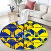 Hellas Verona FC pattern round rug,Carpet Rug for Living Room Bedroom Playroom ,Non-slip Floor Mat,Holiday Gifts and Birthday Gifts.