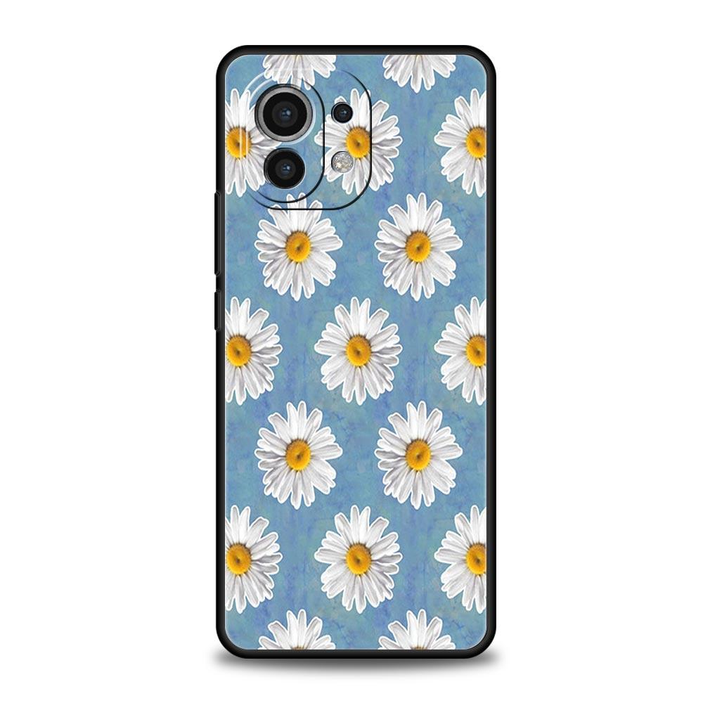 

Чехол для телефона для Xiaomi Mi 17 15 14 13 12 11 Ultra 15T 14T 13T 12T 11T Pro Lite 5G Мягкий ТПУ Летний Подсолнух Цветочный Mi 11 Lite 5G