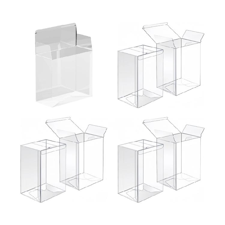 Scratchproof Card Collection Box With Clear Design PVC Packing Box Display Holder For Various Card Organzing Solution