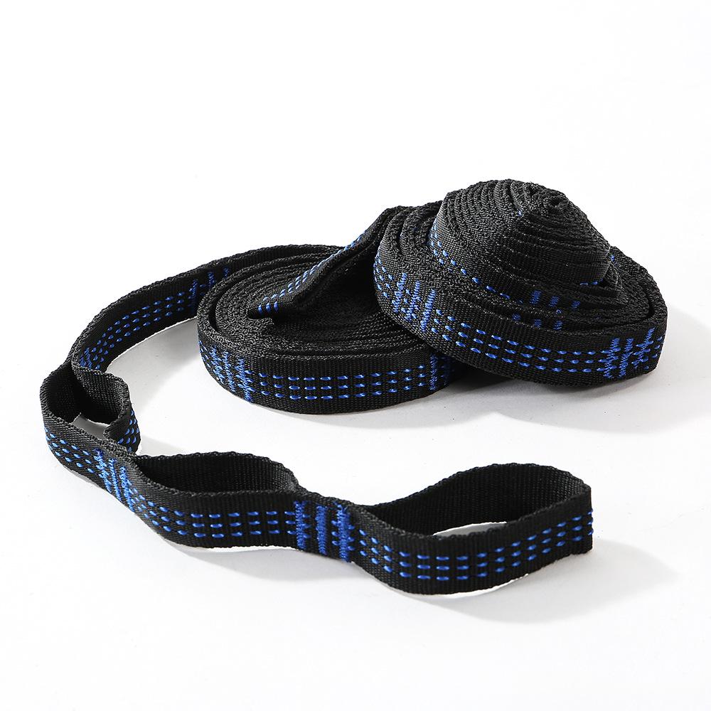 High-Strength Polyester Nylon Tree Hammock Straps with Multi-Ring Loop