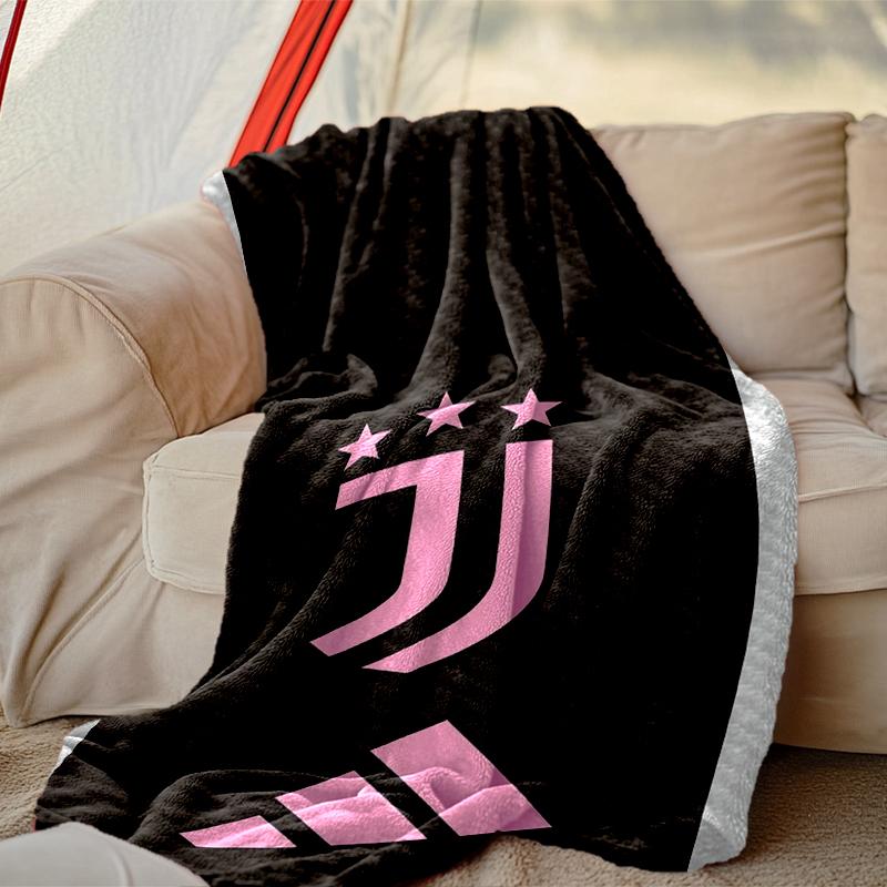 1pc Snug Juventus Football Club Blanket, Lightweight & Durable Print Blanket, Perfect for Home, Couch, Bed, Picnic, Travel, Office