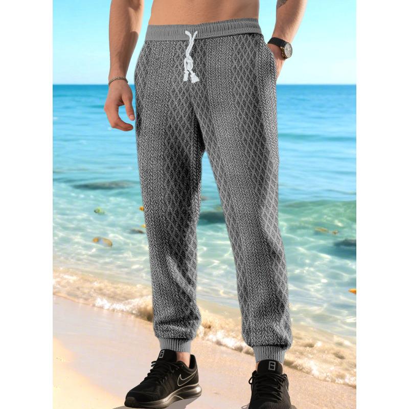 

Новые мужские брюки из жаккардовой ткани, повседневные, спортивного бренда, универсальные XXXL темно-серого