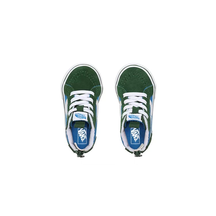 Vans SK8 High Top Toddler Shoes Blue Green Infant And Toddler VN0A4BV1WK9