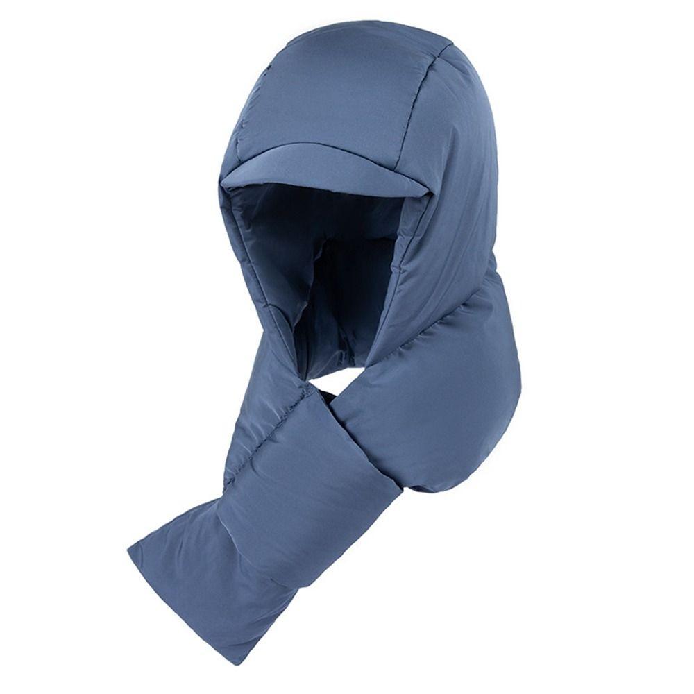 Nackenkreuz Sturmhaube Mütze Schal Entendaunen Nackenschal Mütze Neu Ohrenschutz Daunenmütze Outdoor-Sportarten