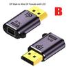 Mini DP to Big DP Converter 8K60HZ DP Male to Female Bidirectional Conversion Adapter Display Port Video Audio Extend Cable Plug
