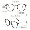 4PCS Women's men's Geometric Retro Fashionable Flat Glasses Suitable for Any Face Shape Fashionable and Versatile