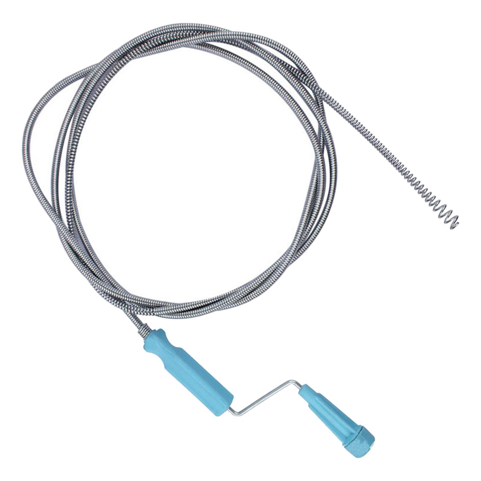 

Инструмент для прочистки канализации, кухонной раковины и туалета. Быстро и эффективно 1.4m