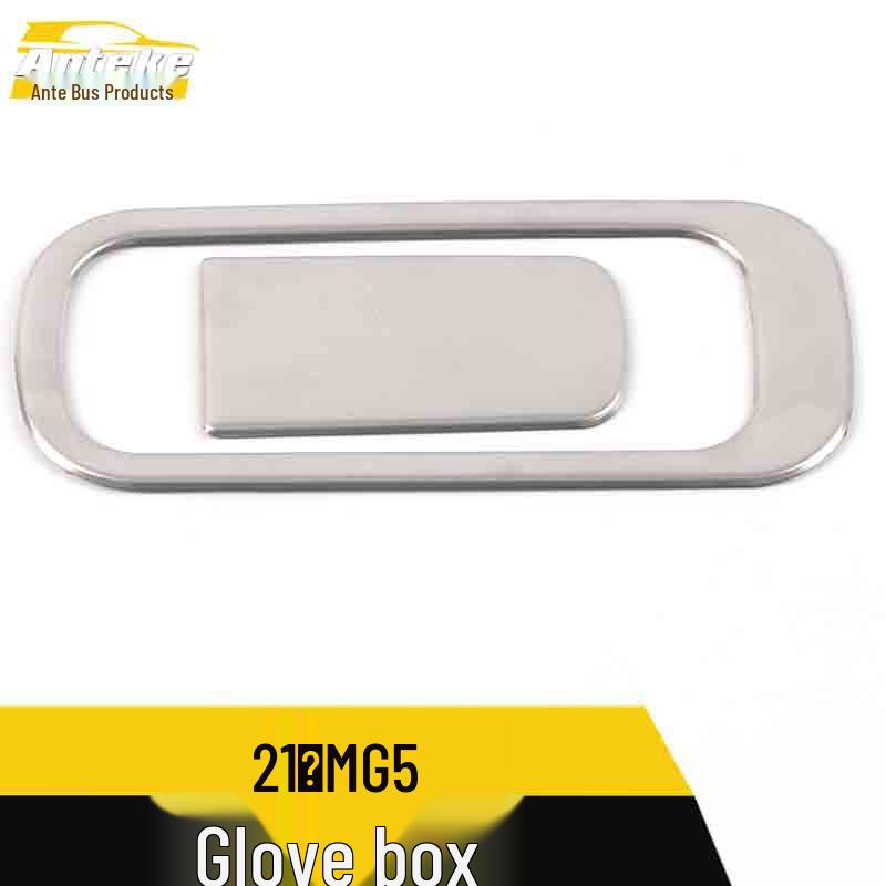 Compatible with MG 21 MG5 Glove Box Sequin Ring & MG5 Stainless Steel Center Console Storage Box Decorative Panel.