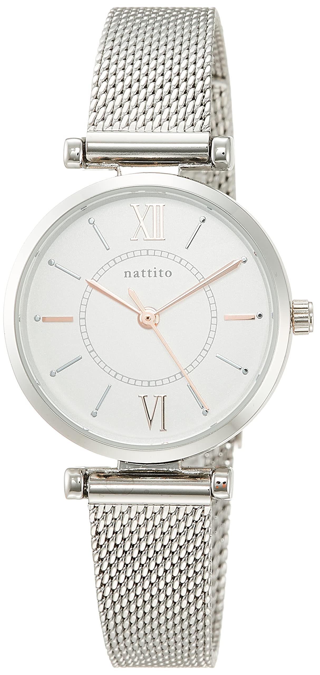 

Eliza Mesh Belt Analog Wristwatch Silver [Fieldwork] GY035-1 Women s