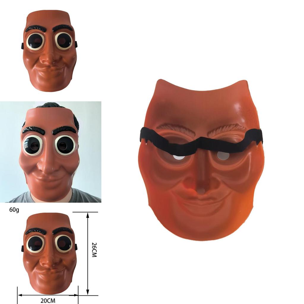 Tungtungtungsahur Halloween-Maske für Cosplay und Themenpartys