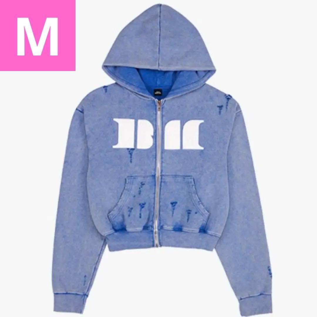 

[USED] BABYMONSTER Hoodie Parka Sky Blue M Seoul Con Waltz