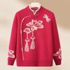 Tucano Women's Fleece-Lined Knitted Sweater for Elderly