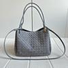 Cross-border First-layer Matte Cowhide Woven Parachute Bag Autumn and Winter Portable Bucket Bag Versatile Shoulder Messenger Women's Bag