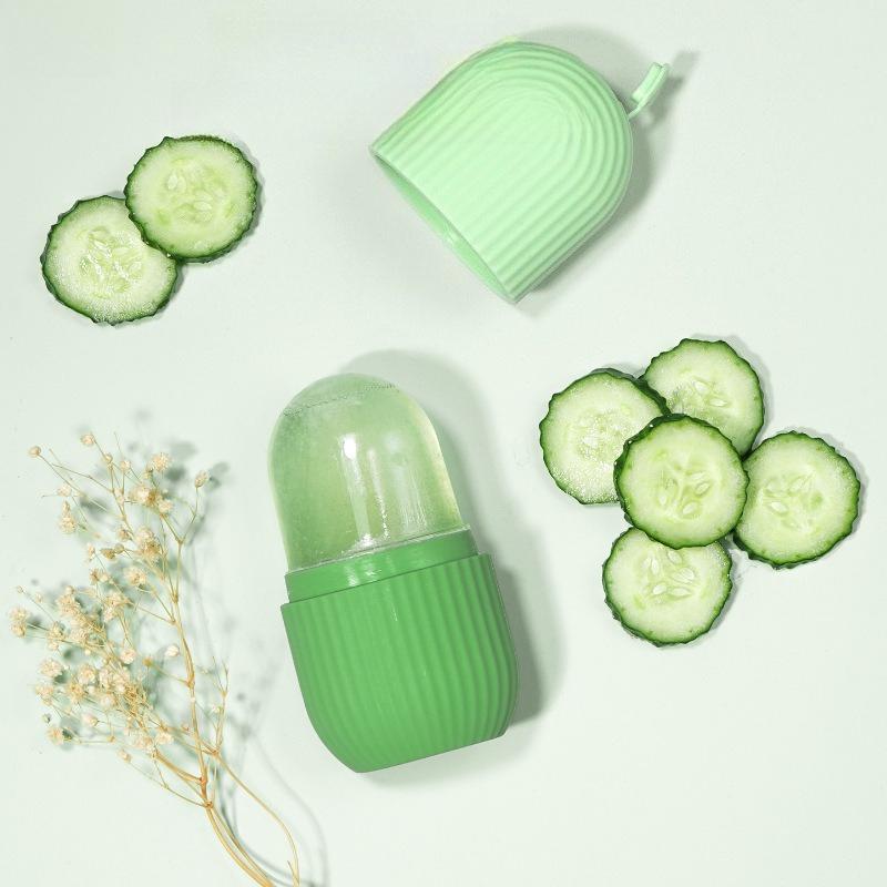 1Pc Beauty Massage Facial Ice Cube Tray for Reducing Puffiness and Facial Massage