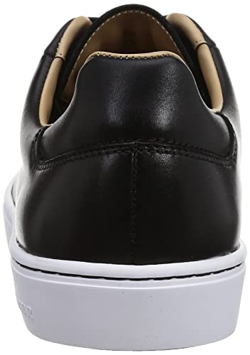 World March Gentry GE101 Men's Sneakers, Waterproof, Rain or Shine, Genuine Leather, 4E, Sizes 24.5-28cm, Black, Size 24.5cm