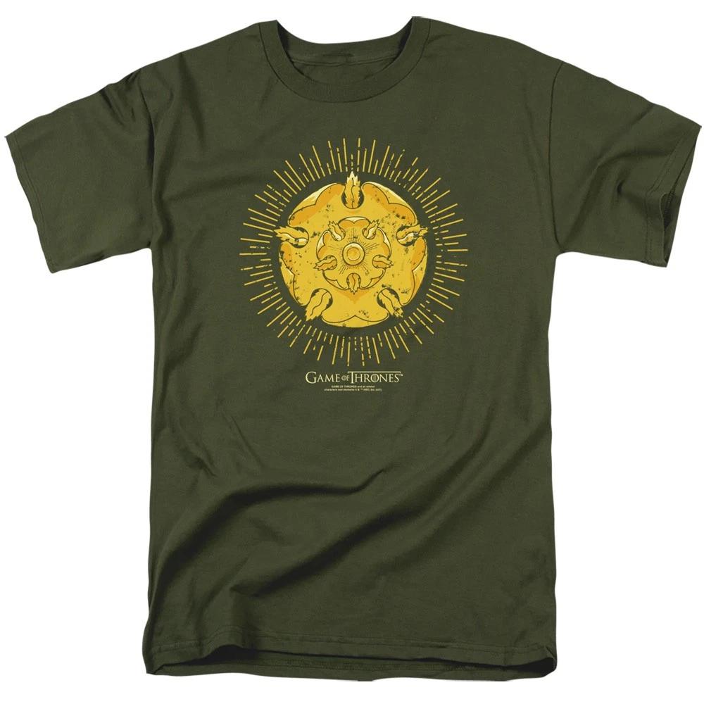 Game Of Thrones - Tyrell Burst Logo - Unisex Short Sleeve Children s T-shirt - Green 150