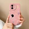 Phone Cover For Vivo Y200i Y38 Y28 T3x Bumper Lovely Pilot Astronaut Case Camera Protection Matte Liquid Soft Silicone Anti Drop Housing For Vivo Capa