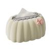 Pumpkin-Themed Pull-Type Plastic Tissue Box for Living Room Decor.