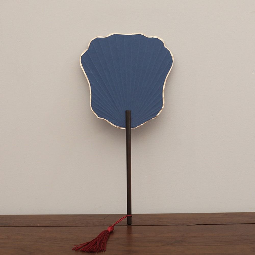 Blank Painting DIY Fan Paper Decorative Craft Fan Hand Cranked Fan  Photography Prop