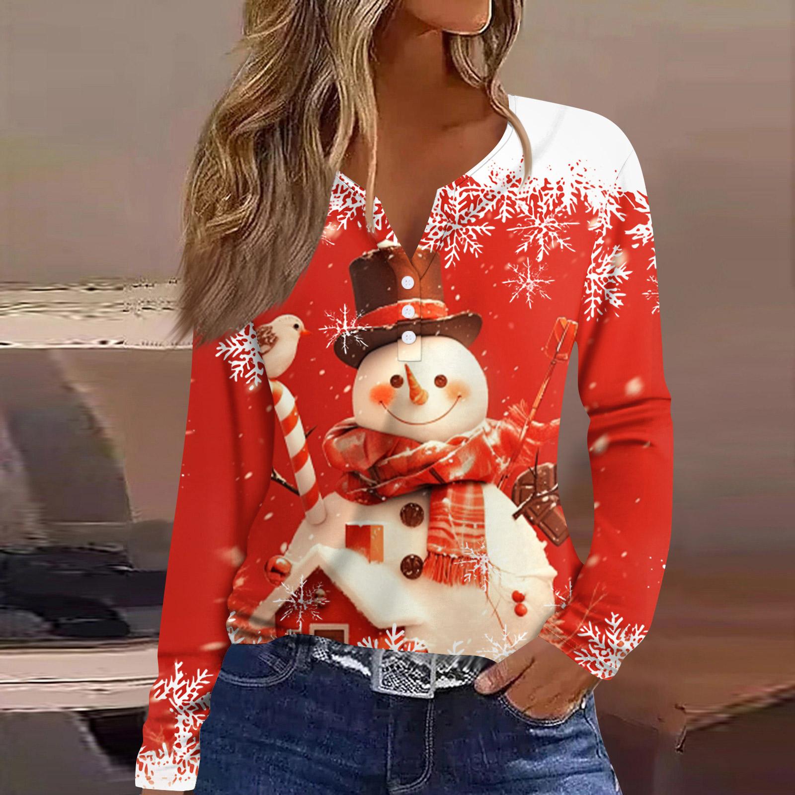 

Women s Fashion Casual Floral Print V Neck Long Sleeved Button Up T Shirt Top Long Sleeved Top XL киноварь