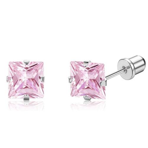 Bobisty Hypoallergenic Surgical Stainless Steel Earrings for Women Screw Back Earrings Cute Flower Butterfly Stud Hoop Earrings