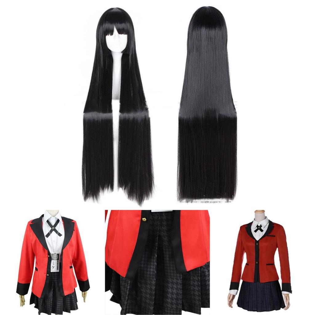 Breathable Kakegurui Jabami Yumeko Cosplay Dress Ideal For Halloween And Carnival
