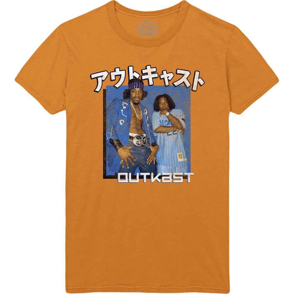 Outkast Blue Box T-Shirt Orange New Unisex T-Shirt S