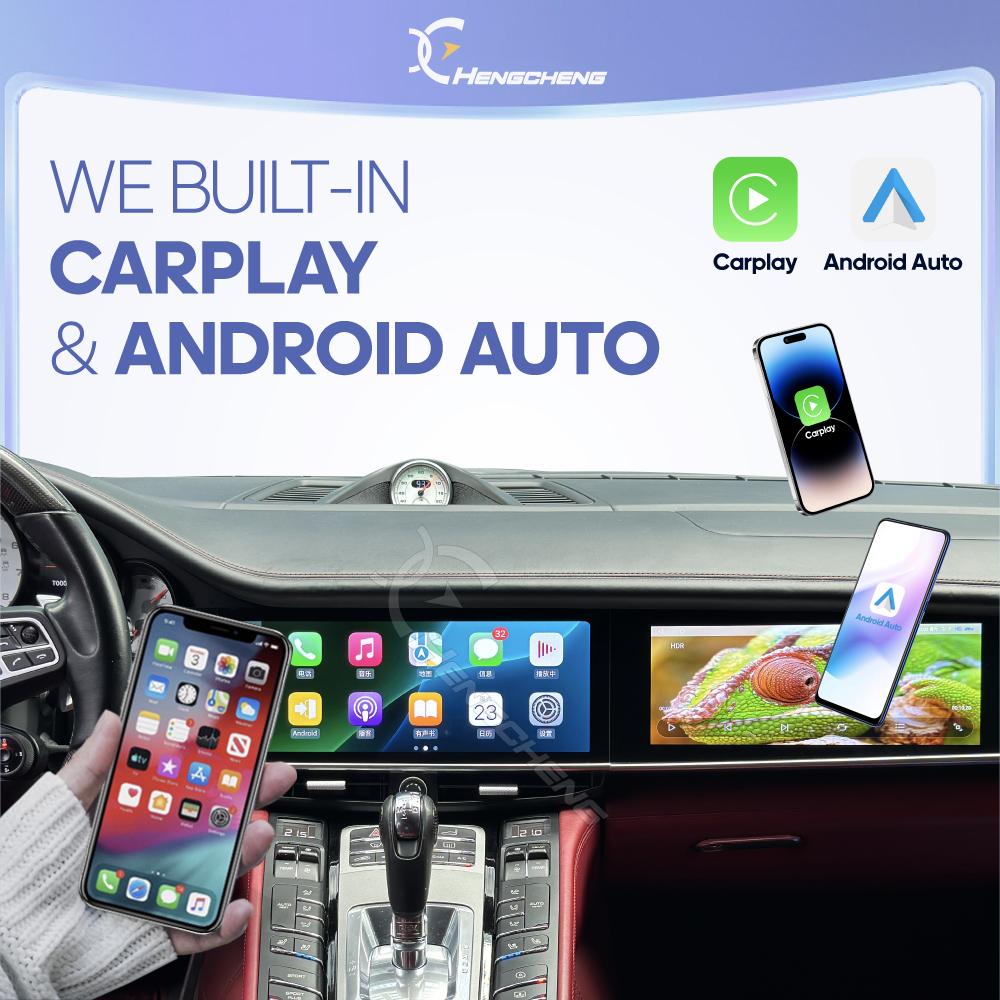 12.3" Dual screen Car Radio Multimedia Video Player For Porsche Panamera 2010-2016 GPS navigation Android13 Auto Carplay 4G wifi