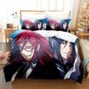 Fashion 3D Design The Black Butler Bedding Sets Comforter Cover Package With Pillowcase Single Size Full Queen Dimension King Dimension Bedclothes Bed