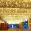 LED Waterproof Icicle Curtain Lights - Outdoor Flashing Starry String & Fairy Lights for Holidays
