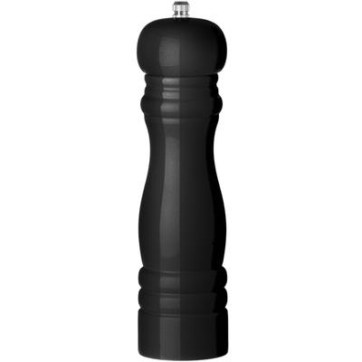 Black Wooden Pepper Mill, Diameter 55 X 215 Mm - Hendi 469569