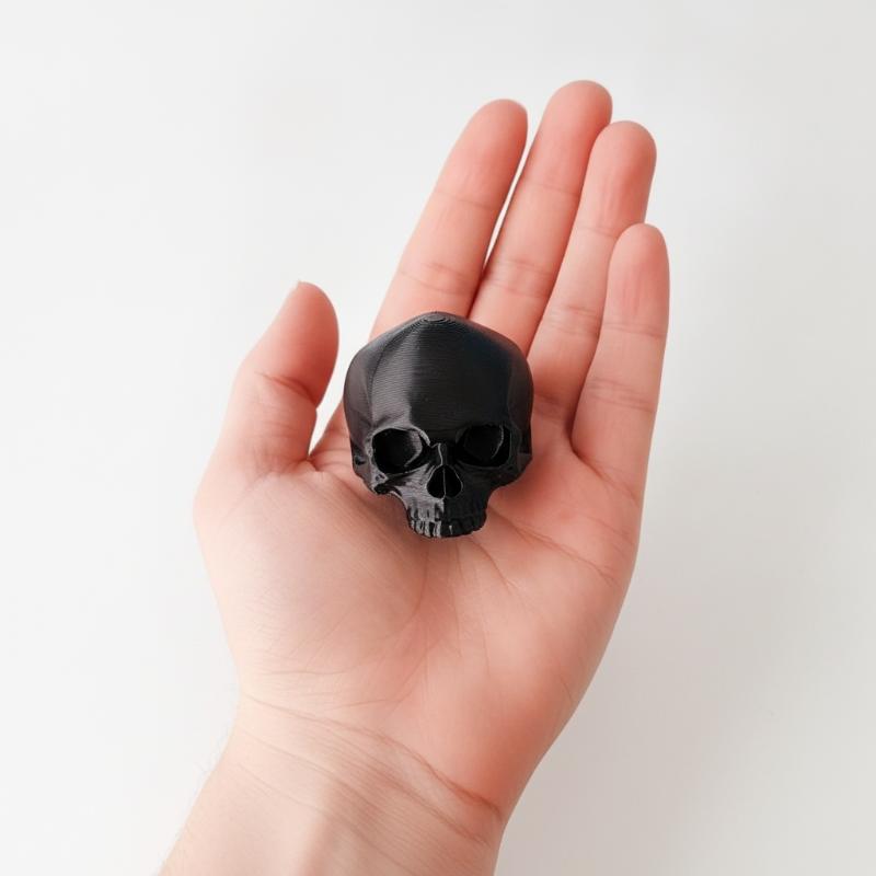 Totenkopf Monitor Dekoration Einzigartiges Gotisches Stil Desktop Ornament für Halloween Party Schreibtisch Dekoration Goth Geschenk