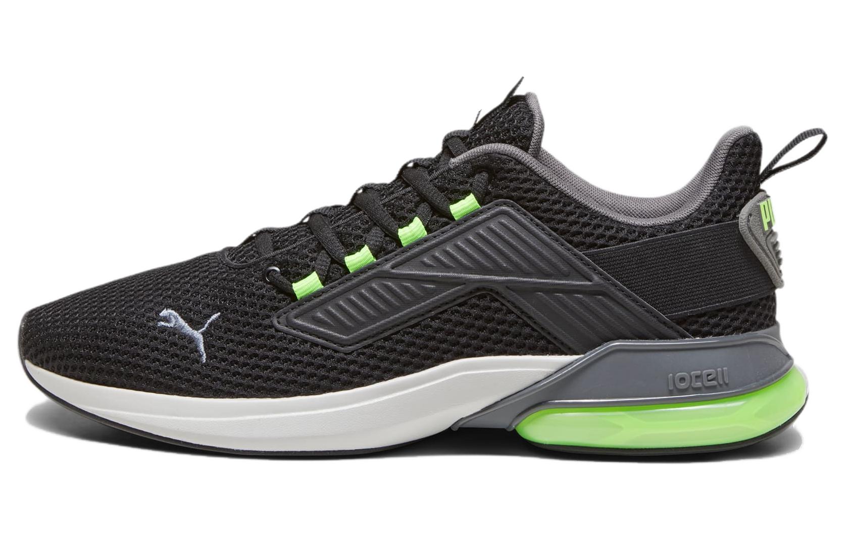 PUMA CELL Cushioning, Wear Resistant Low top Running Shoes Men s Black 377871-09 42.5