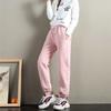 Frauen Winter Wolle Jogging Hose Dicke Baumwolle Gepolsterte Hosen Warme Sport Hosen Elastische Taille