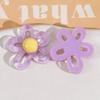 Colorful Hollow Flower Resin Crafts Cute Five-Petaled Flower Accessories Cute Hairpin Phone Cases Jewerly Decor Keychain