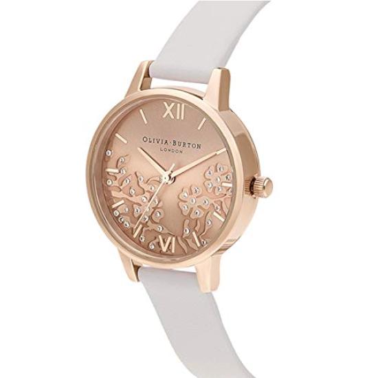 Authorized Distributor Olivia Burton Watch Ladies OB16MV102 Bejeweled Lace Blush Pale Rose Gold [OLIVIA BURTON] &