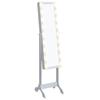 VidaXL White Standing Mirror with White LED 34x37x146 Cm 351766