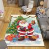 1Pc Winter Wonderland Rug Office Carpet Indoor Outdoor Doormat Nonslip Soft And Comfortable Living Room Christmas Halloween Gift D91835