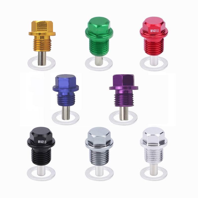 M14*1.5 Car Modification Auto Easy Installation Aluminum Alloy Oil Sump Screw